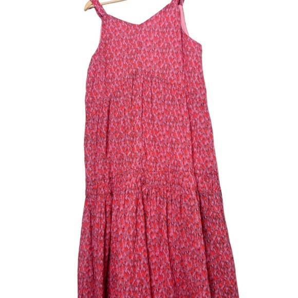 New with Tags Joie Women's Tea Rose Tiered Relaxed Fit Cotton Summer Maxi Dress - Picture 10 of 16